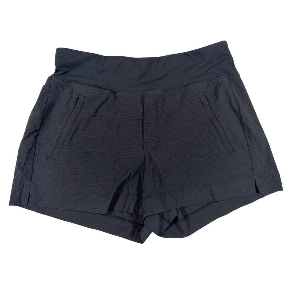 Athleta Trekkie North Short Black Hiking Activewear Size 6